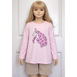 Girls’ 2 Pack Light Pink Unicorn Kids Shirt size M(8) - Cat & Jack